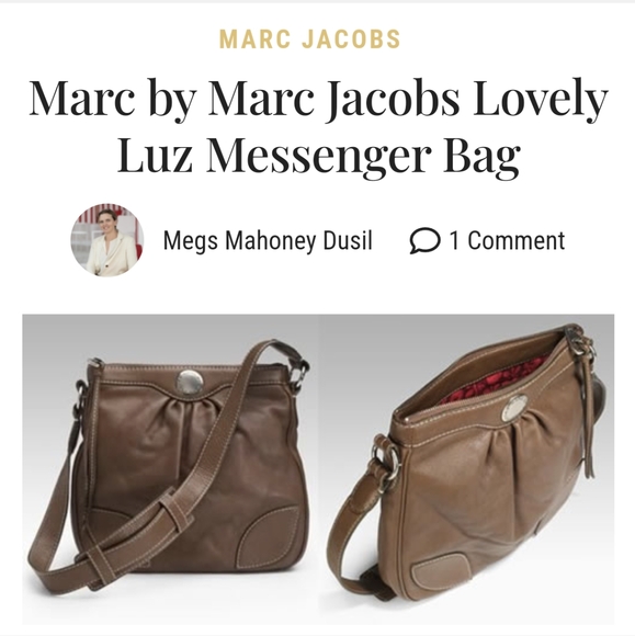 Mark by Marc Jacobs Leather Lovely Luz Large Messenger Purse bag - Picture 14 of 14